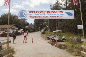 One end of the out-and-back course of the Great Cranberry Ultra, in its final running in 2013