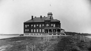 The hospital on Widow's Island, ca. 1888