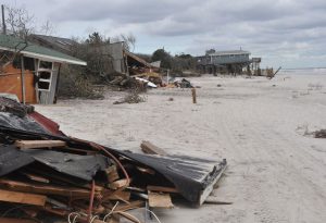 Houses on New York's Fire Island devastated by hurricane Sandy