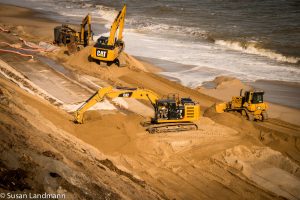 bulldozers on nantucket beach