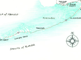 Map of Florida Keys