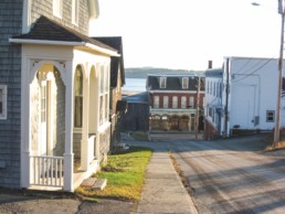 A sidestreet in Eastport, Maine
