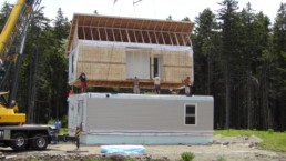installation of a modular home